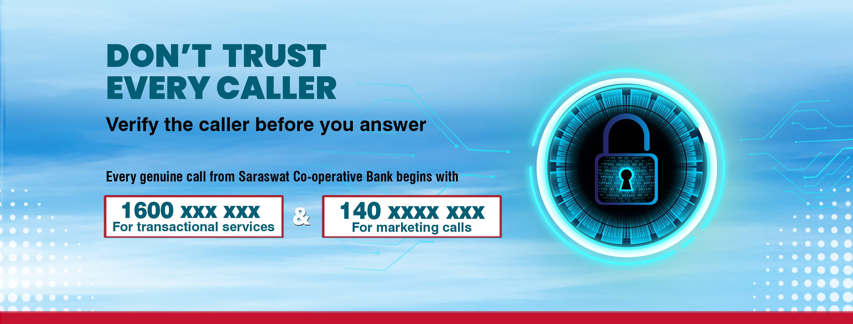 Bank Caller no
